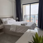 Furnished studio apartment Phnom Penh interior