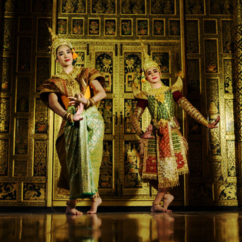 Traditional khmer dancer