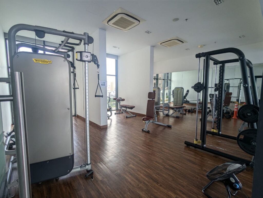 Interior of furnished one-bedroom condo in Phnom Penh